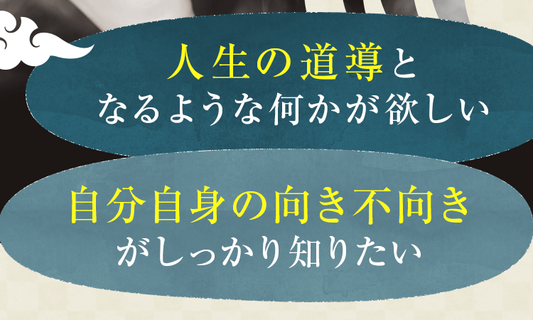 自分自身の向き不向きがしっかり知りたい
